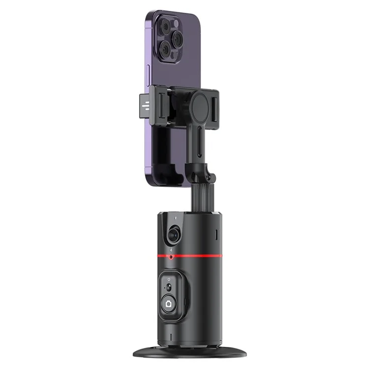 P02 Bureau Direct Streaming Gimbal Caméra Panoramique Suivre Trépied 360 degrés Reconnaissance Faciale IA Stabilisateur