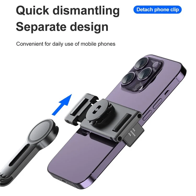 P02 Bureau Direct Streaming Gimbal Caméra Panoramique Suivre Trépied 360 degrés Reconnaissance Faciale IA Stabilisateur