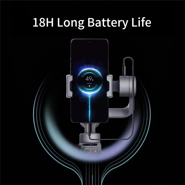 XIAOMIYOUPIN FUNSNAP Capture 5 AI Tracking Smartphone Gimbal Handheld Stabilizer