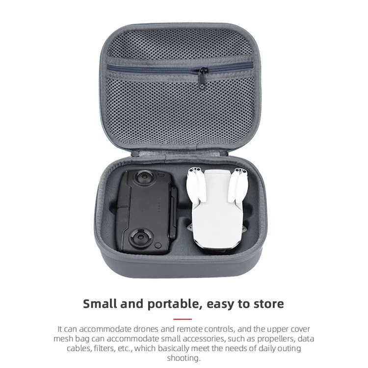 HSP7296 2-in-1 Portable Hard Shell Carrying Case Storage Bag for DJI Mavic Mini Drone