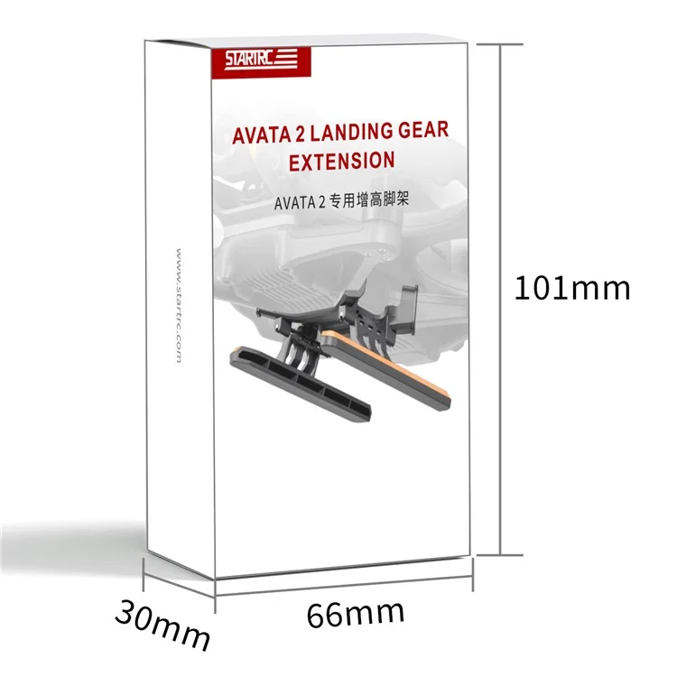STARTRC 1142631 Pour DJI Avata 2 Quick Release Folding Landing Gear Extension Bracket
