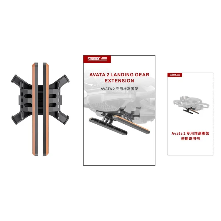 STARTRC 1142631 Pour DJI Avata 2 Quick Release Folding Landing Gear Extension Bracket