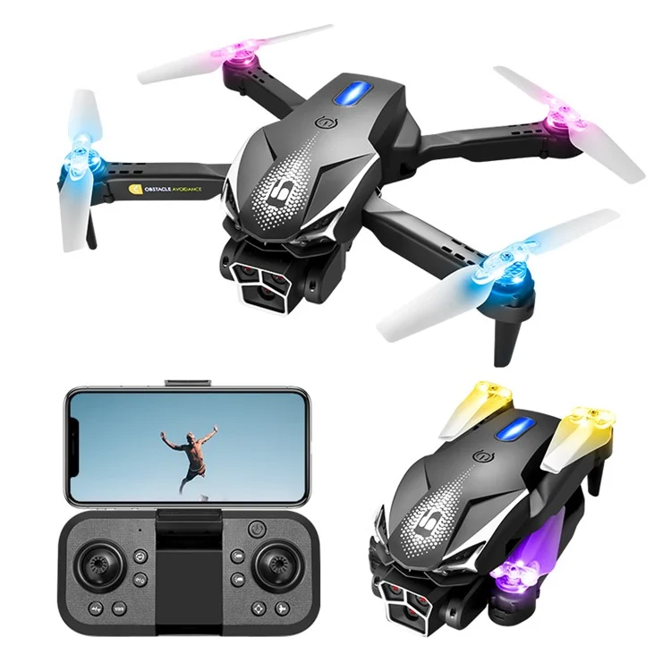 LU600 Four-Sided Obstacle Avoidance Folding Aircraft High Definition RC Drone, with 1 Battery