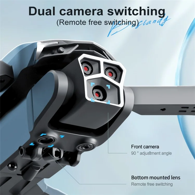 LU600 Four-Sided Obstacle Avoidance Folding Aircraft High Definition RC Drone, with 1 Battery