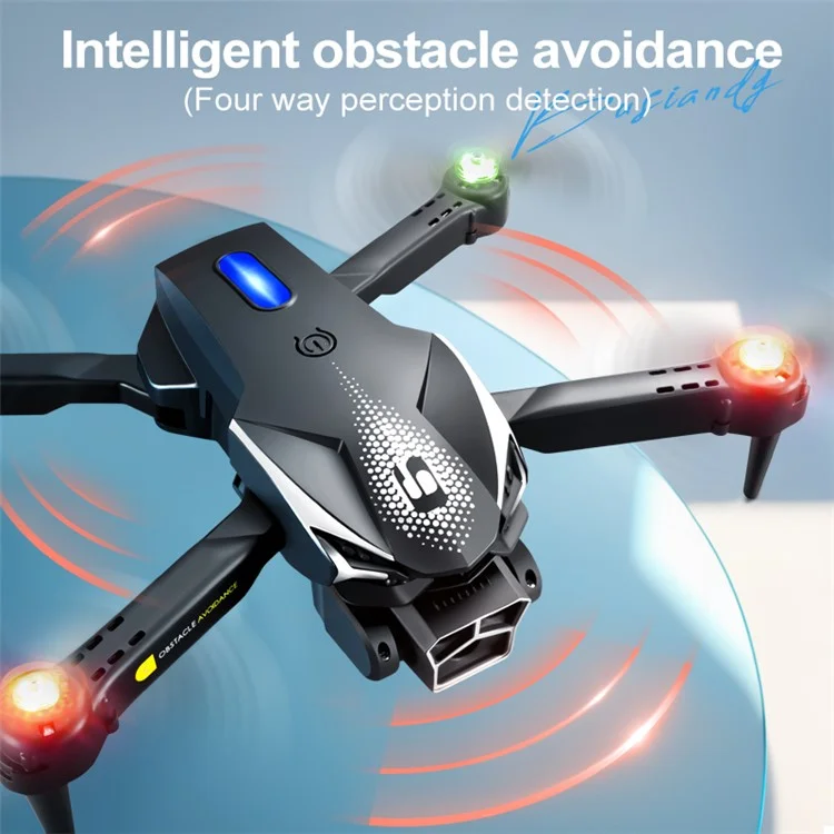 LU600 Four-Sided Obstacle Avoidance Folding Aircraft High Definition RC Drone, with 1 Battery