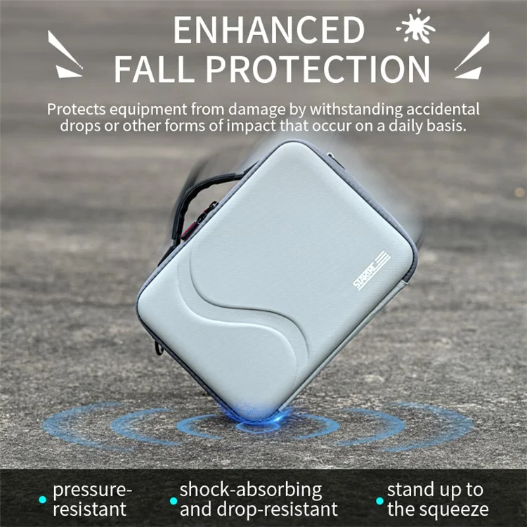 STARTRC 1143461 For DJI Mini 4K / Mini 2 SE / Mini 2 RC Drone Storage Bag PU Handbag Shoulder Bag