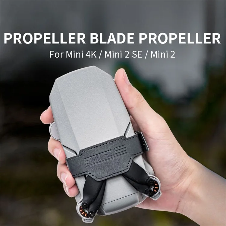 STARTRC 1143027 For DJI Mini 4K / Mini 2 SE / Mini 2 Drone Propeller Stabilizer PU Leather Fixing Strap