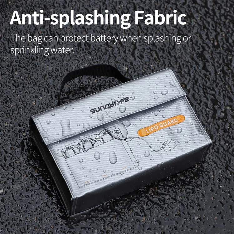 SUNNYLIFE DC830 For Drone Charging Hub Universal Lipo Battery Guard Explosion-Proof Bag