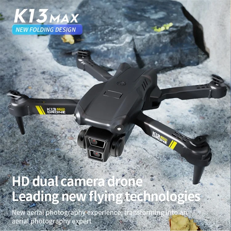 XKJ K13 Max Altitude Hold RC Drone HD Aerial Photography Foldable Quadcopter, Dual Lens / 1 Battery - Black

Квадрокоптер XKJ K13 с удержанием максимальной высоты, HD-аэрофотосъемкой, складной конструкцией, двойной линзой / 1 батарея - черный