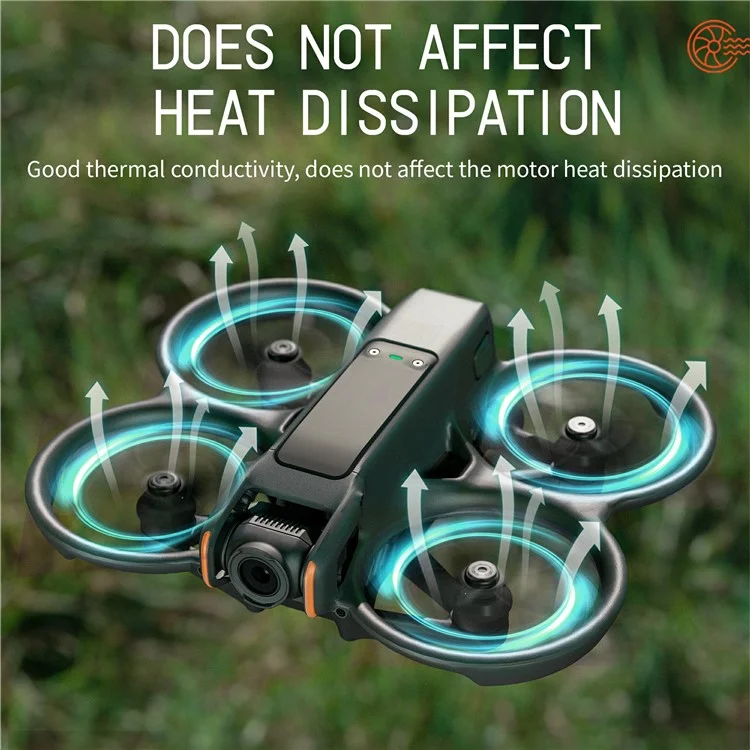 STARTRC 1143003 8Pcs for DJI Avata 2 Motor Cover ABS+PC Motor Protective Ring RC Drone Accessories