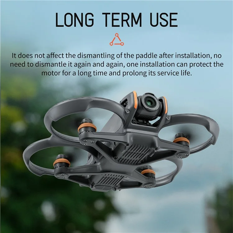 STARTRC 1143003 8Pcs for DJI Avata 2 Motor Cover ABS+PC Motor Protective Ring RC Drone Accessories