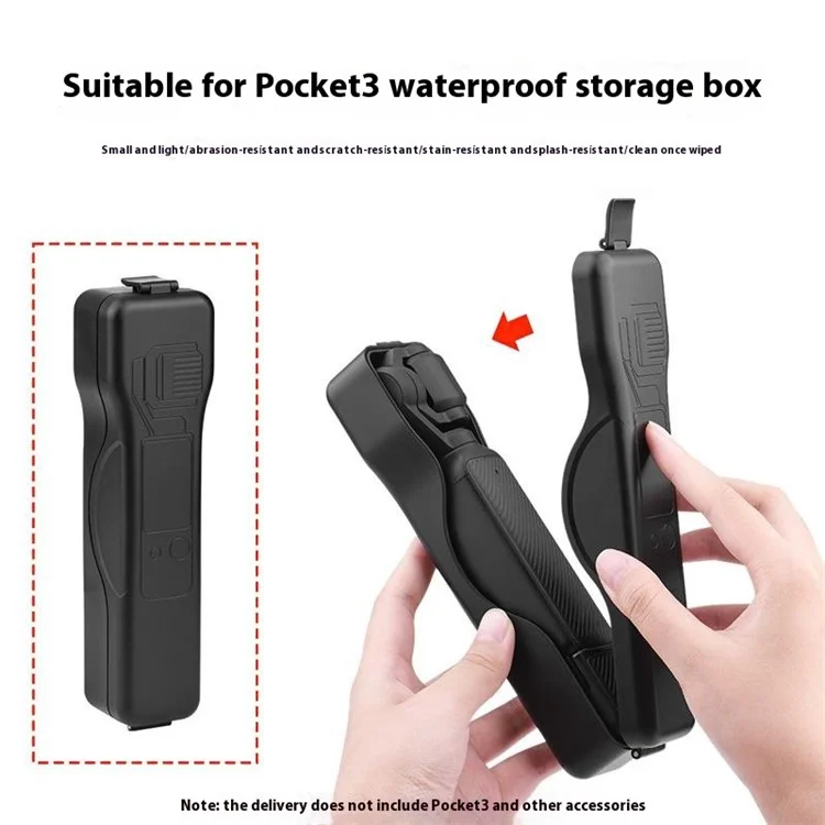 BRDRC Waterproof Storage Box for DJI Osmo Pocket 3 Portable Carrying Case Action Camera Accessory