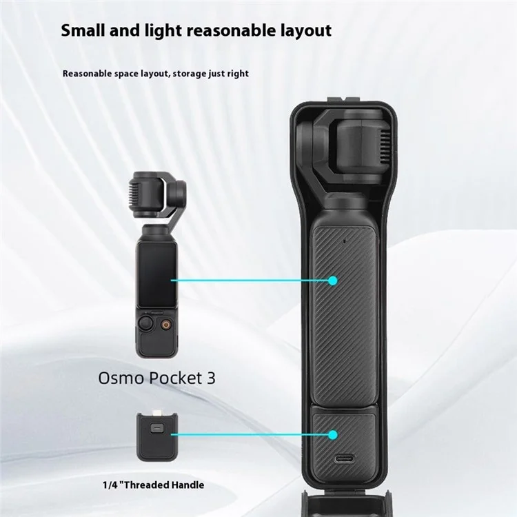 BRDRC Waterproof Storage Box for DJI Osmo Pocket 3 Portable Carrying Case Action Camera Accessory