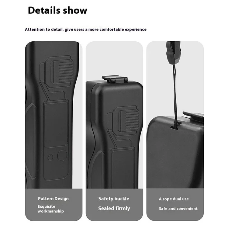 BRDRC Waterproof Storage Box for DJI Osmo Pocket 3 Portable Carrying Case Action Camera Accessory