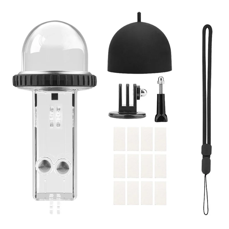 BRDRC Waterproof Case for DJI Osmo Pocket 3 40m Underwater Diving Action Camera Protector - Transparent