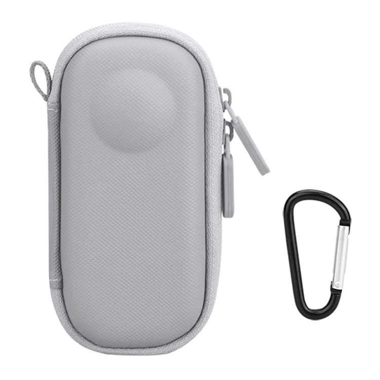 BRDRC For Insta360 X3 / One X2 / One X Action Camera Storage Case PU Protective Bag - Grey