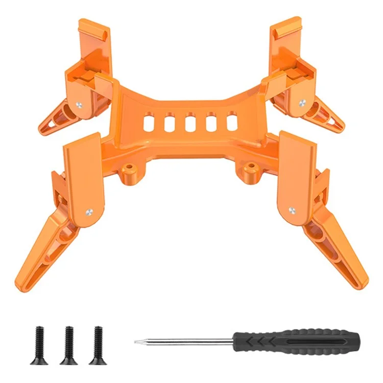 BRDRC para DJI Avata 2 Drone ABS Tren de aterrizaje plegable antivuelco Elevador de aterrizaje - Naranja
