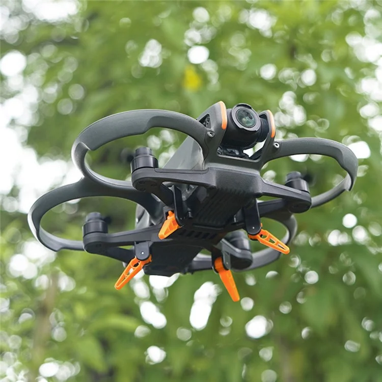 BRDRC para DJI Avata 2 Drone ABS Tren de aterrizaje plegable antivuelco Elevador de aterrizaje - Naranja