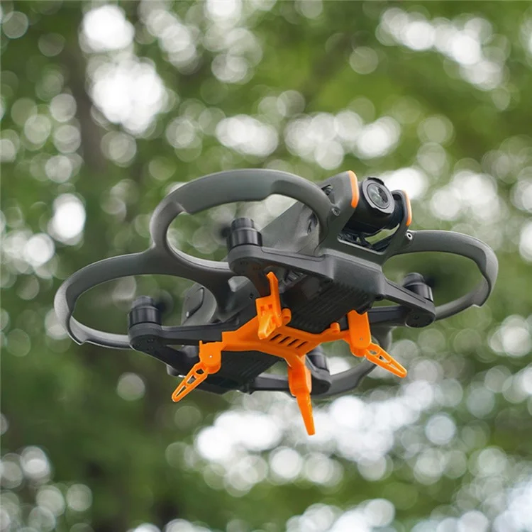 BRDRC para DJI Avata 2 Drone ABS Tren de aterrizaje plegable antivuelco Elevador de aterrizaje - Naranja