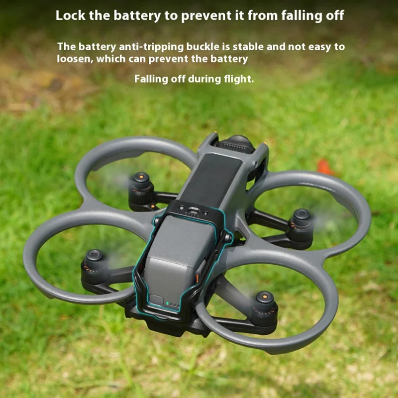 BRDRC For DJI Avata 2 Drone Battery Fixing ABS Buckle Anti-Loose Fixer