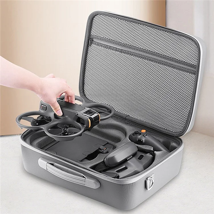 BRDRC для аксессуаров DJI Avata 2 Drone Carrying Case PU Leather Handbag Crossbody Bag