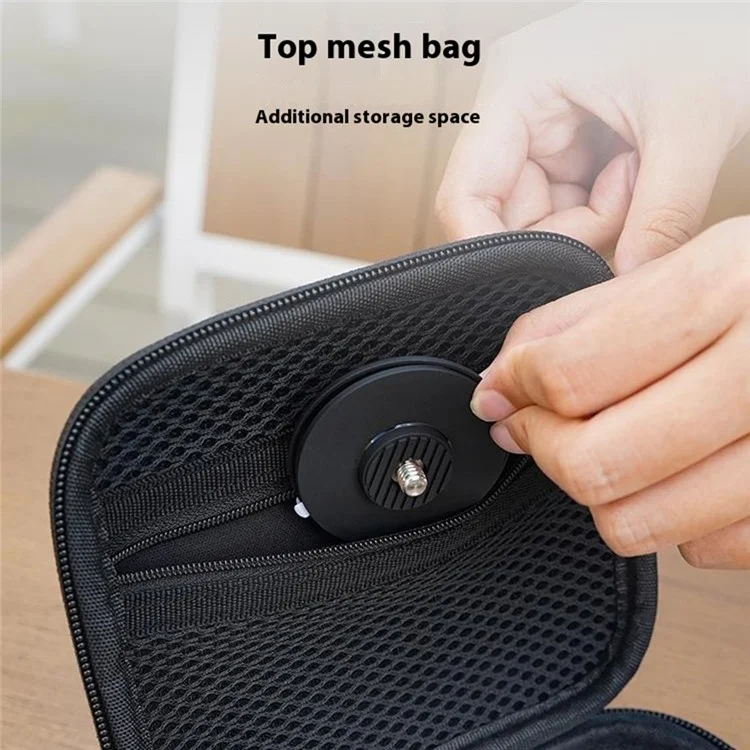 FLYMILE Para Insta360 GO 3S / GO 3 Estuche de almacenamiento y bolsa de transporte para cámara y accesorios - Material de PU
