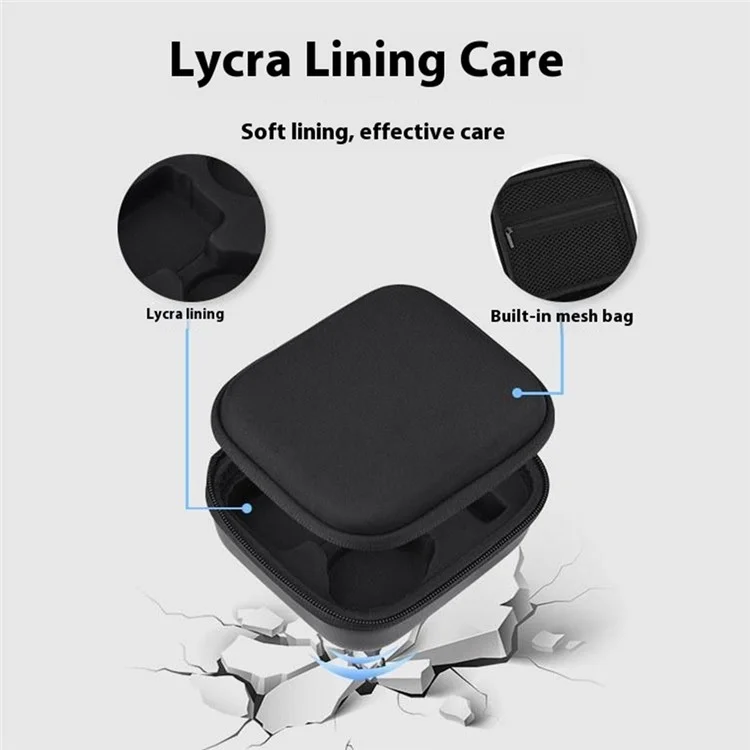 FLYMILE Para Insta360 GO 3S / GO 3 Estuche de almacenamiento y bolsa de transporte para cámara y accesorios - Material de PU