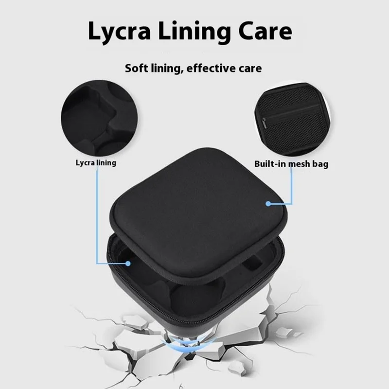 FLYMILE For Insta360 GO 3S / GO 3 Storage Case Camera and Accessories Carrying Bag - Nylon Material