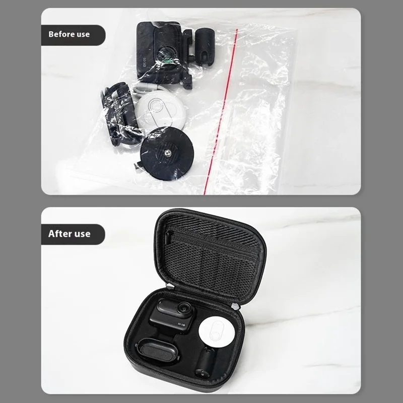 FLYMILE For Insta360 GO 3S / GO 3 Storage Case Camera and Accessories Carrying Bag - Nylon Material