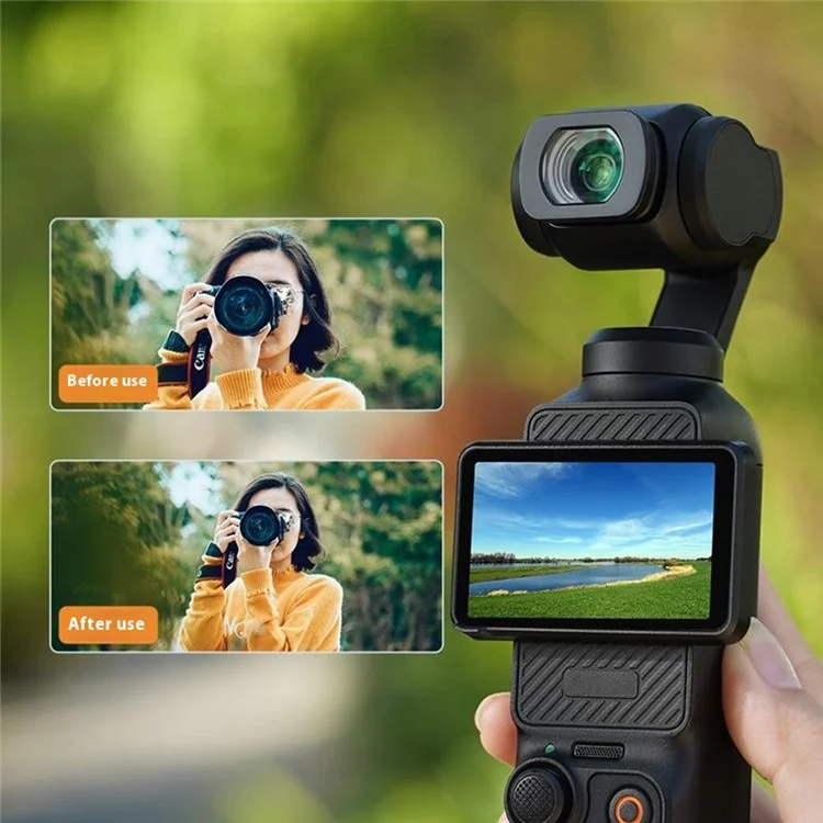 BRDRC для DJI Osmo Pocket 3 Wide-Angle Lens Optical Glass Ultra Wide Angle Camera Lens Filter