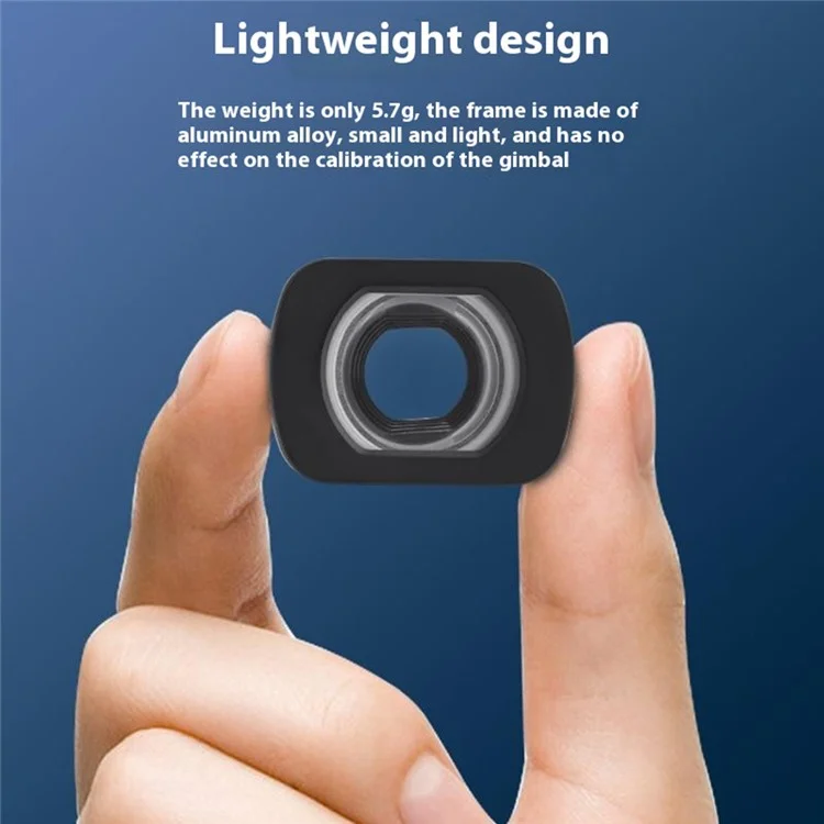 BRDRC для DJI Osmo Pocket 3 Wide-Angle Lens Optical Glass Ultra Wide Angle Camera Lens Filter