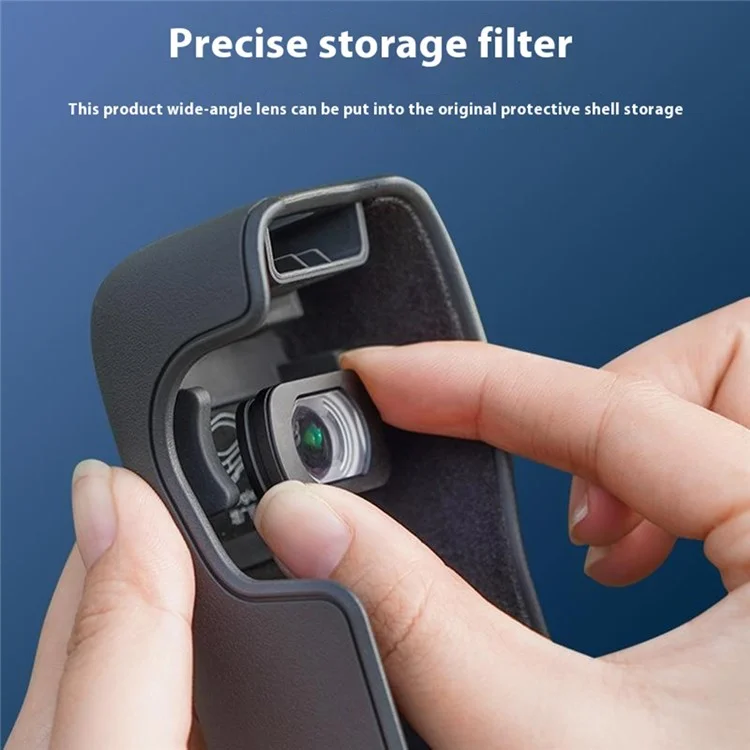 BRDRC для DJI Osmo Pocket 3 Wide-Angle Lens Optical Glass Ultra Wide Angle Camera Lens Filter