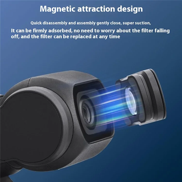 BRDRC для DJI Osmo Pocket 3 Wide-Angle Lens Optical Glass Ultra Wide Angle Camera Lens Filter
