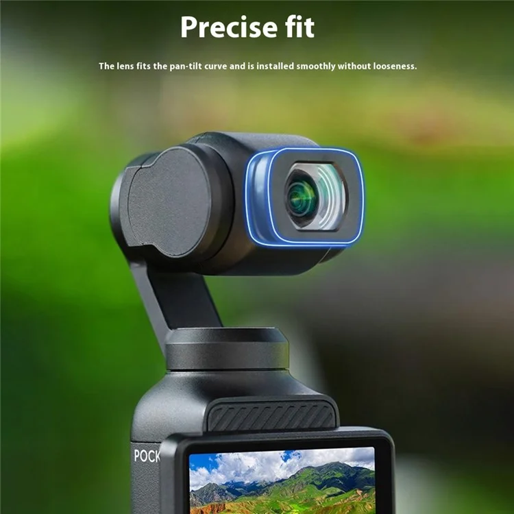 BRDRC для DJI Osmo Pocket 3 Wide-Angle Lens Optical Glass Ultra Wide Angle Camera Lens Filter