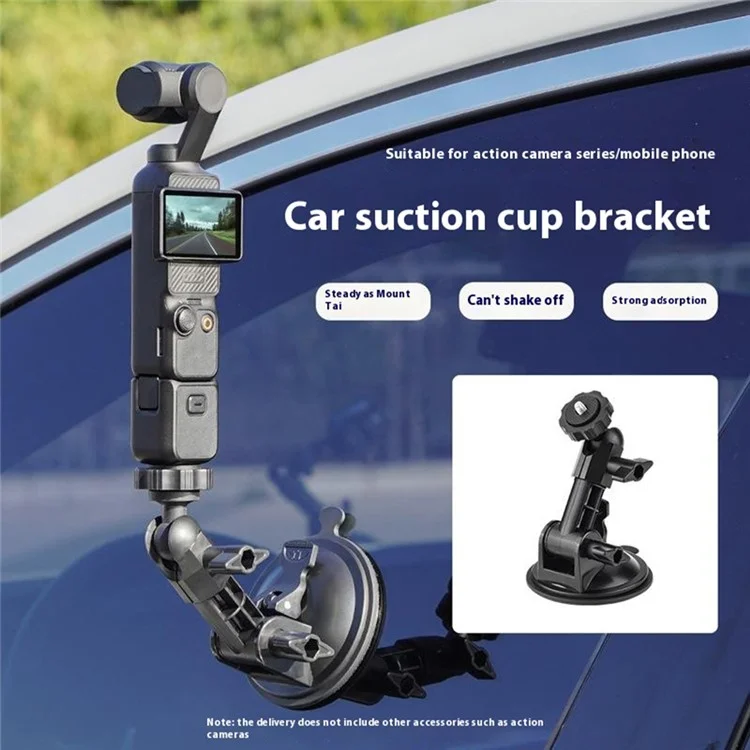 BRDRC Para DJI Osmo Pocket 3 Suction Cup Mount Holder Car Sport Camera Bracket