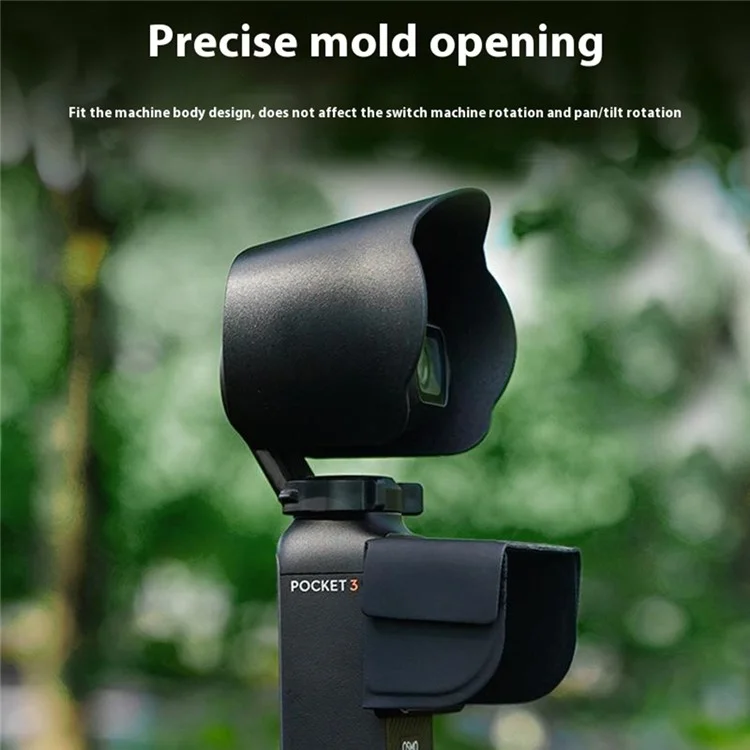 BRDRC для DJI Osmo Pocket 3 Lens Hood Anti-Glare Protection Sunshade Gimbal Camera Accessories