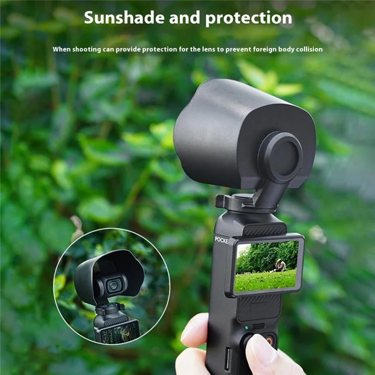 BRDRC для DJI Osmo Pocket 3 Lens Hood Anti-Glare Protection Sunshade Gimbal Camera Accessories
