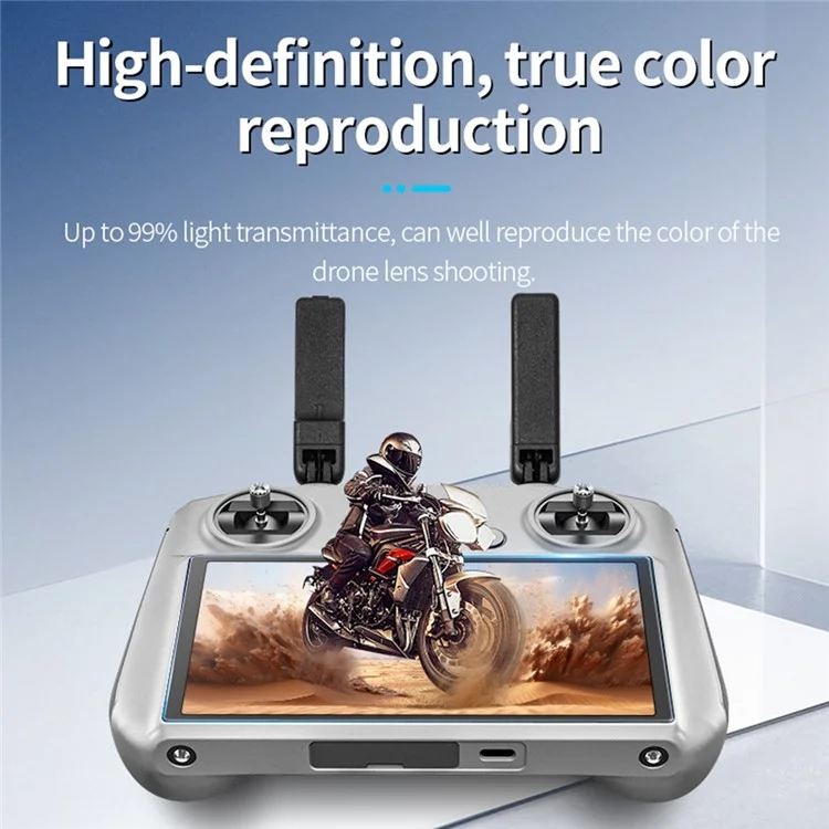 STARTRC 1139983 Для DJI RC 2 / Пульт дистанционного управления RC с экраном HD Закалённое стекло экрана Плёнка + Пыль Удаление Инструмент для установки