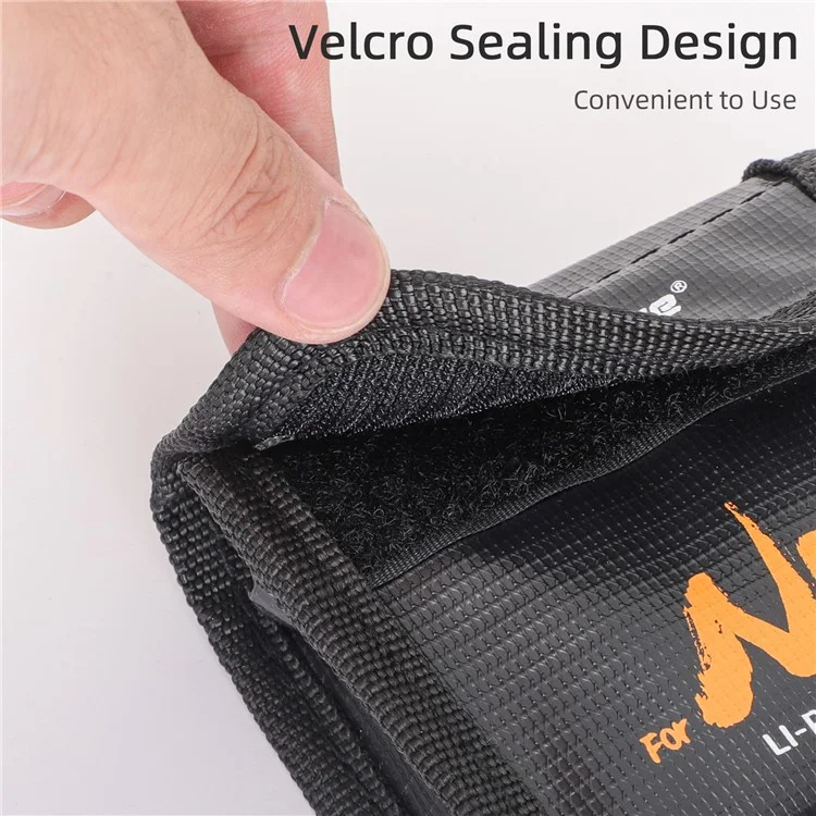 SUNNYLIFE NE-DC849 2-Battery Storage Bag for DJI Neo Drone Battery Explosion-Proof Carrying Case