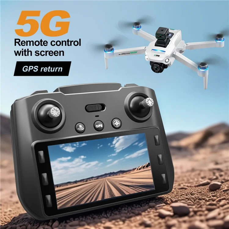 S159 HD Aerial Photography RC Drone GPS -positionierungshindernisvermeidung Quadcopter, 1 Batterie - Schwarz