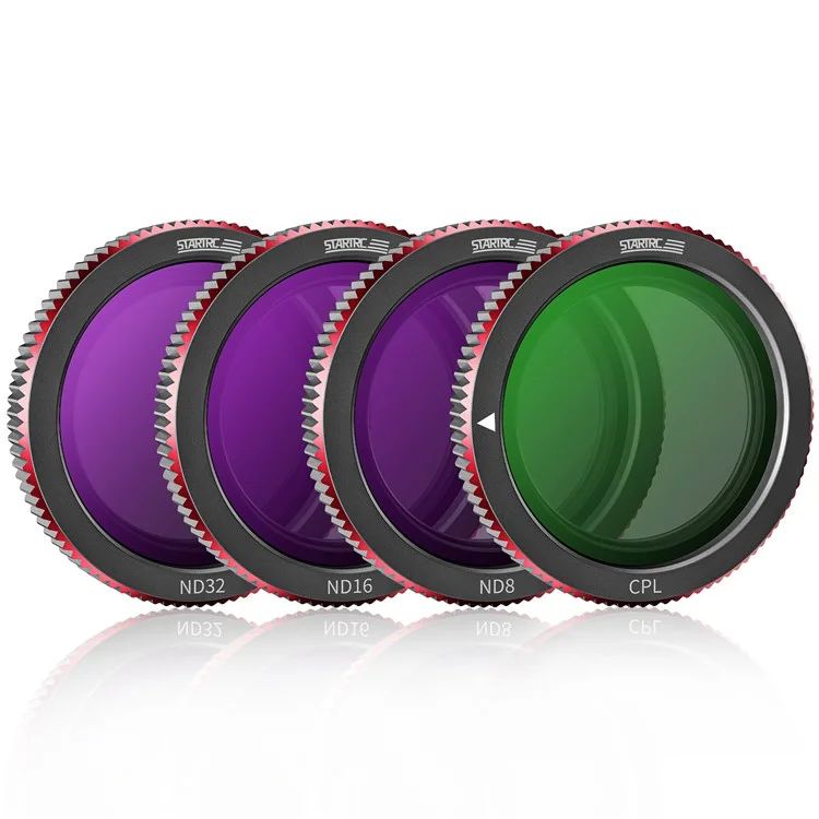 Startrc 1151596 4pcs / Establecer Para DJI Neo Cpl ND8 ND16 ND32 Filtros de Lentes de Drones de Vidrio Óptico