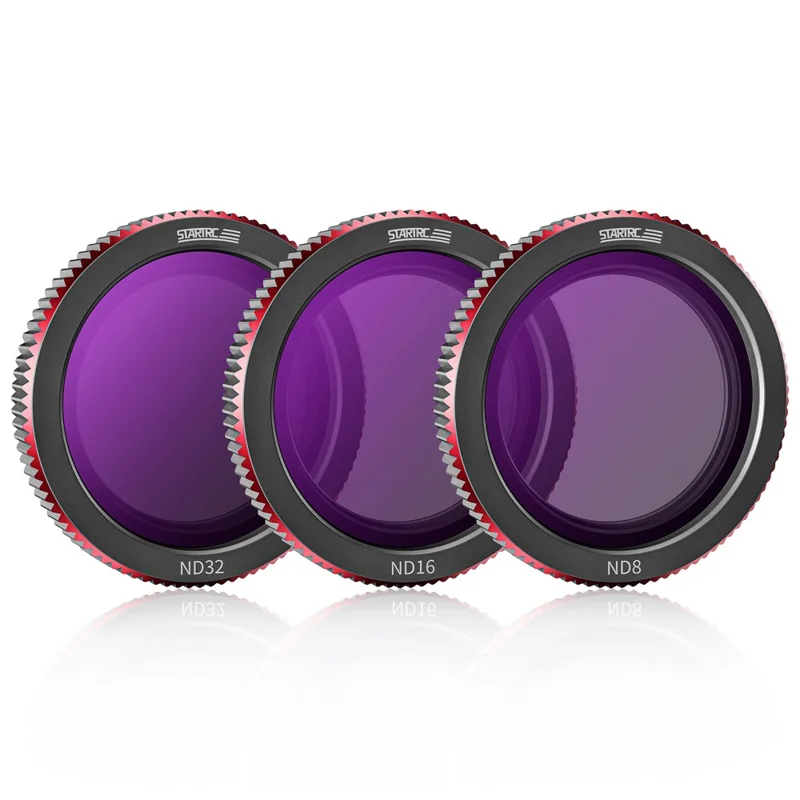 Startrc 1151572 3pcs / Definido Para DJI Neo Nd8 Nd16 Nd32 Filtros de Lente de Drones de Vidro Óptico