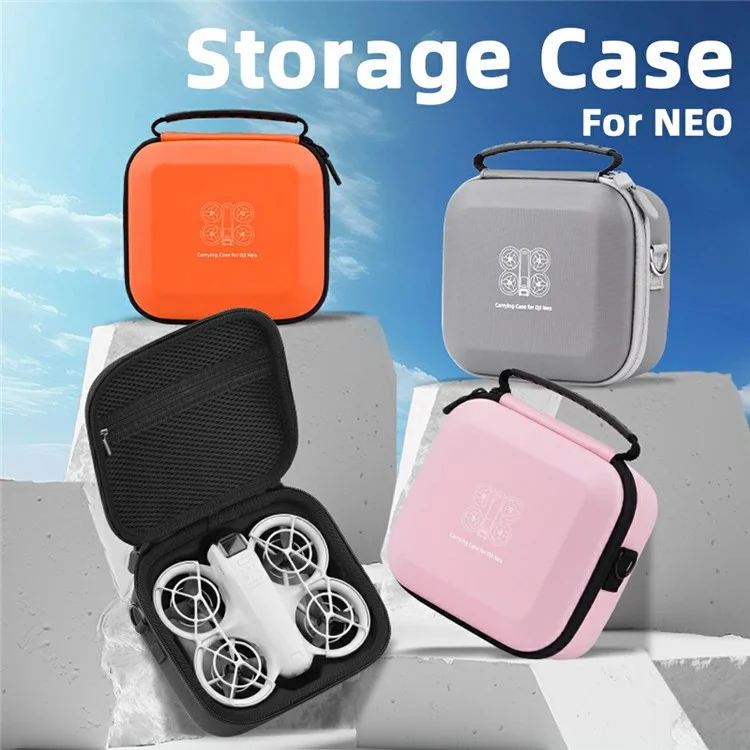 BRDRC For DJI Neo Drone Carrying Case Portable Storage Bag with Shoulder Strap - Pink