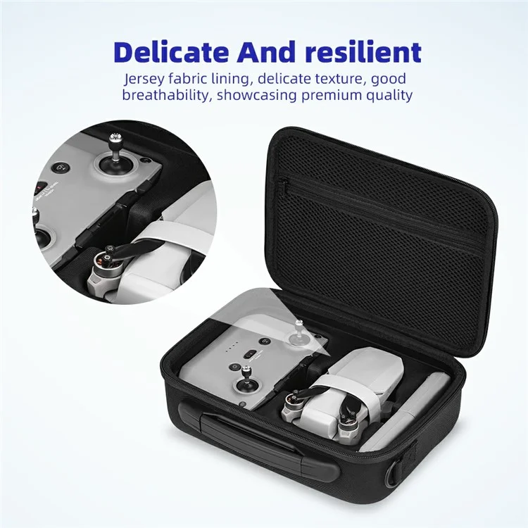 Brdrc Pour Dji Dji Mini 4k / Mini 2 se / Mini 2 Sac de Rangement de Choc de Protection Avec Amortisseur Avec Bandoulière