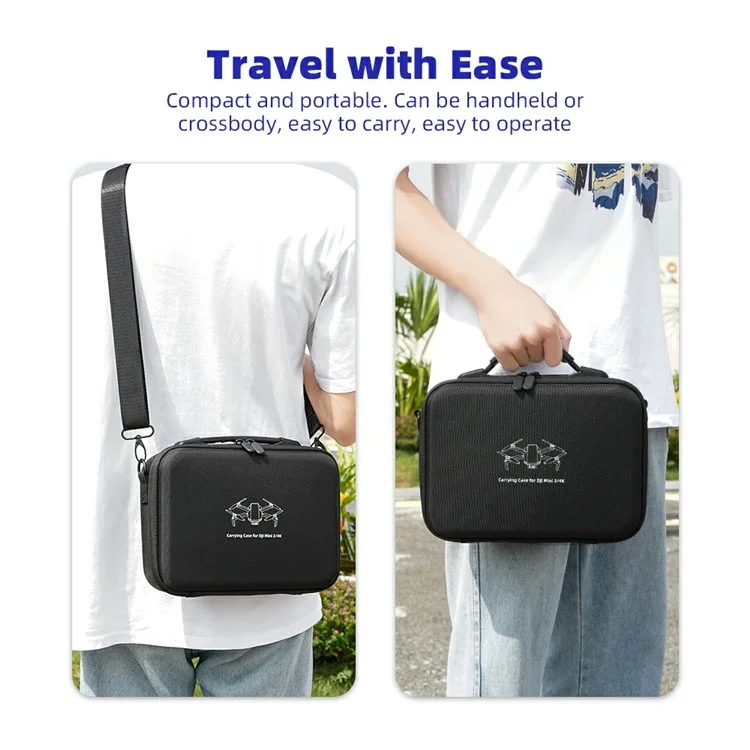 Brdrc Pour Dji Dji Mini 4k / Mini 2 se / Mini 2 Sac de Rangement de Choc de Protection Avec Amortisseur Avec Bandoulière