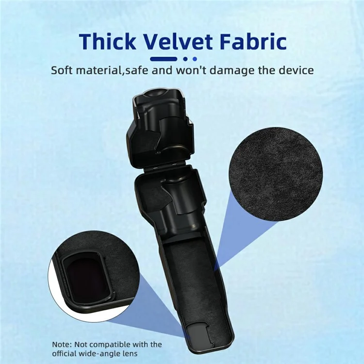 BRDRC Für DJI Osmo Pocket 3 Gimbal Protector Screen Objektivschutzschutz Hardcase - Schwarz