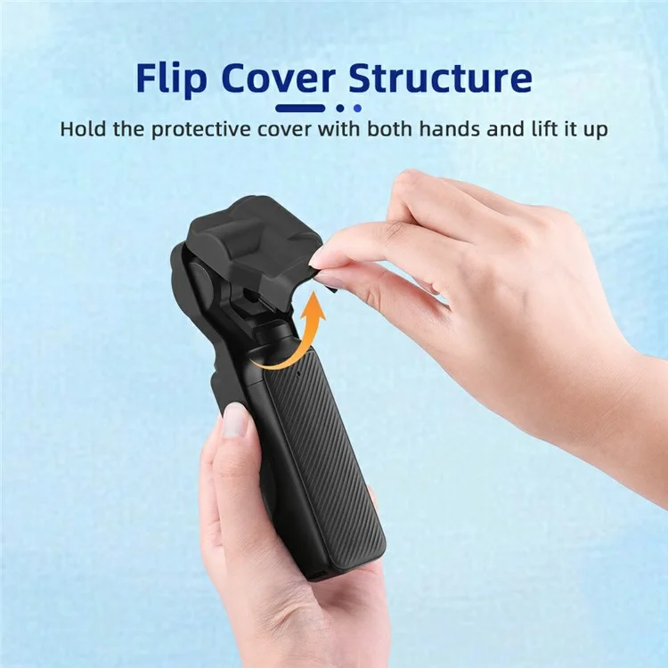 BRDRC Für DJI Osmo Pocket 3 Gimbal Protector Screen Objektivschutzschutz Hardcase - Schwarz