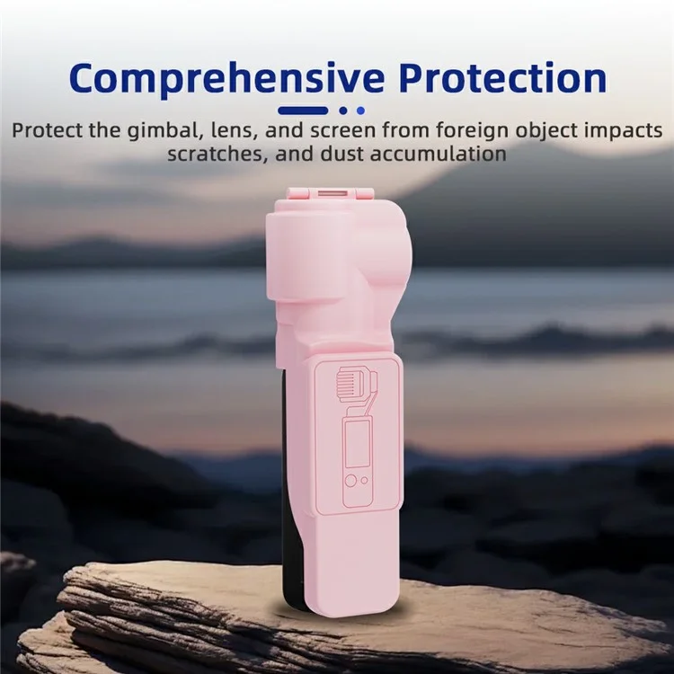 BRDRC Für DJI Osmo Pocket 3 Gimbal Protector Screen Objektivschutzschutz Hardcase - Schwarz