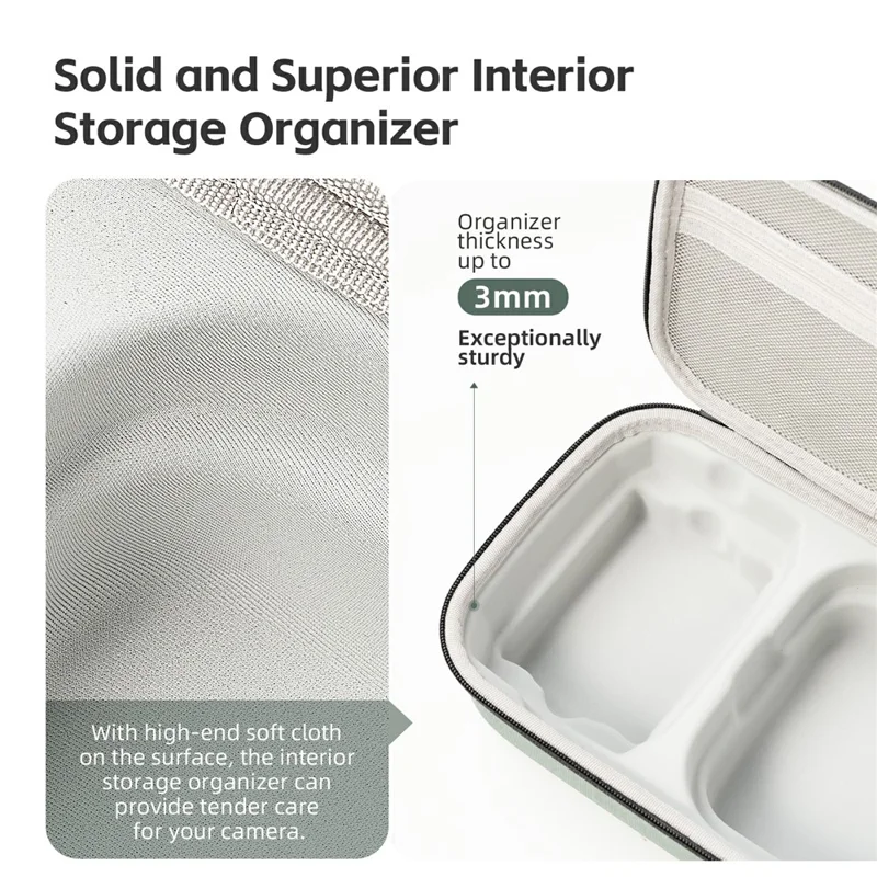 AMAGISN For DJI Neo Protective Case RC Drone Portable Storage Bag with Shoulder Strap - Black