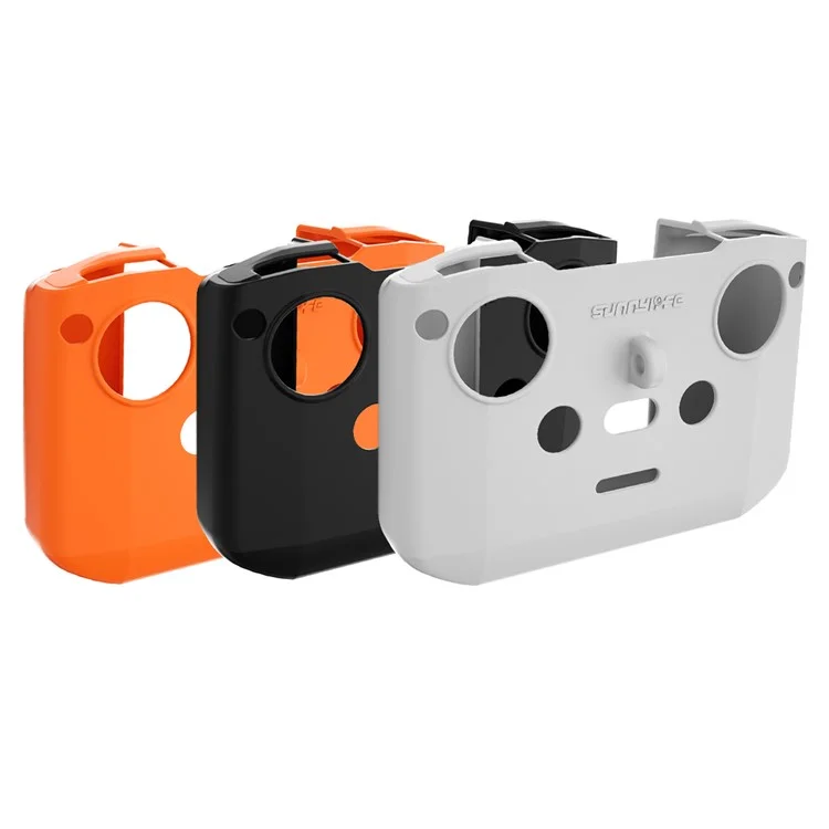 Sunnylife Для RC-N3 / 2 / 1 Силиконовый Защитный Крышка с Силиконовым Контроллером с Ремешком Для Шеи - Черный